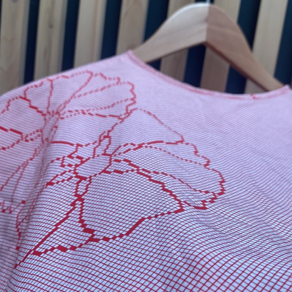 Vintage 1970’s Silk Blouse John Yang For Jack Mulqueen Ltd. - Picture 8 of 9